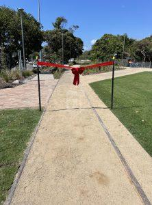 Byron Bay’s new Railway Corridor park was officially opened on Saturday Photo: Allan Woodger