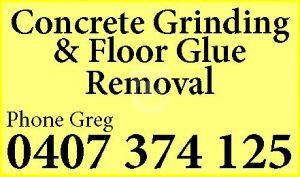 Concrete Grinding & Floor Glue Removal