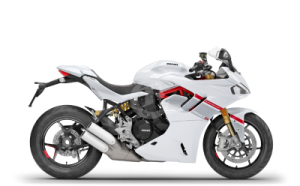 Sideview of the Ducati Super sport.