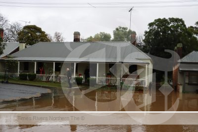 Flooded home in 2022 Lismore floods.