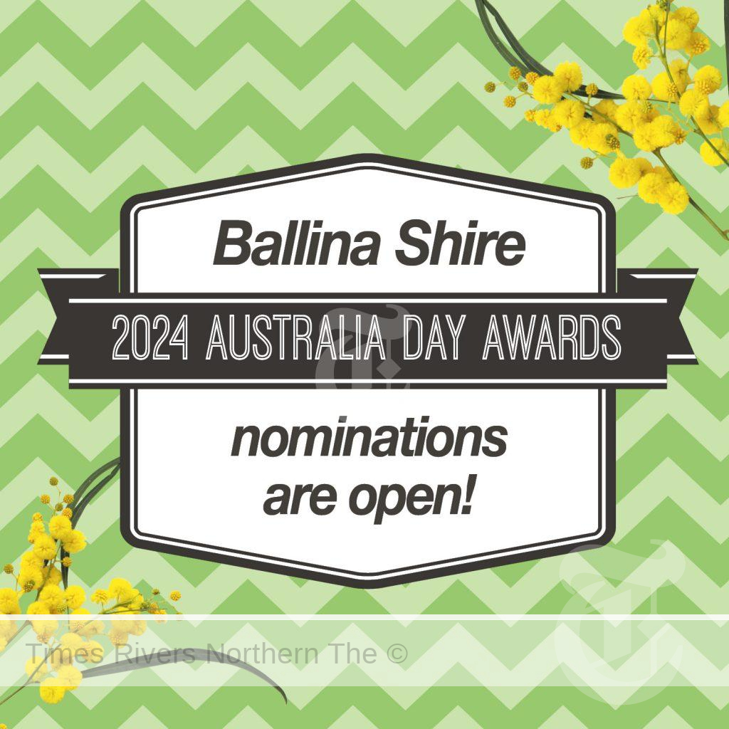 Ballina Shire 2024 Australia Day Awards Poster