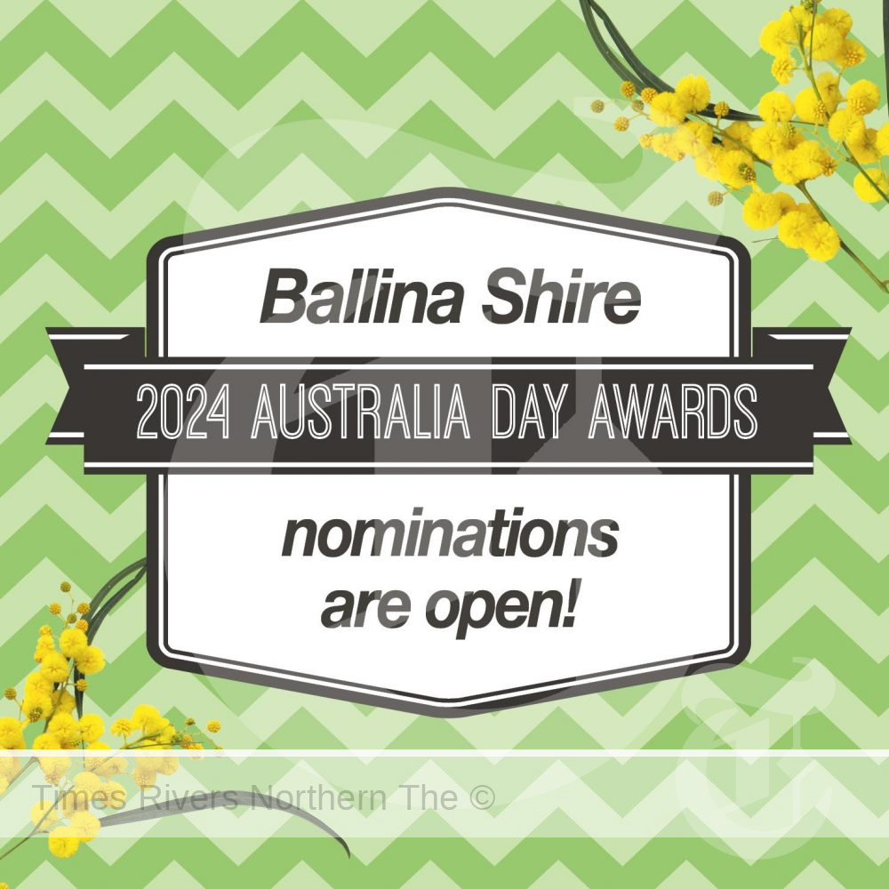 Ballina Shire 2024 Australia Day Awards Poster
