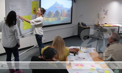 A community project meeting on shaping the community perspective on climate change to shape future action.