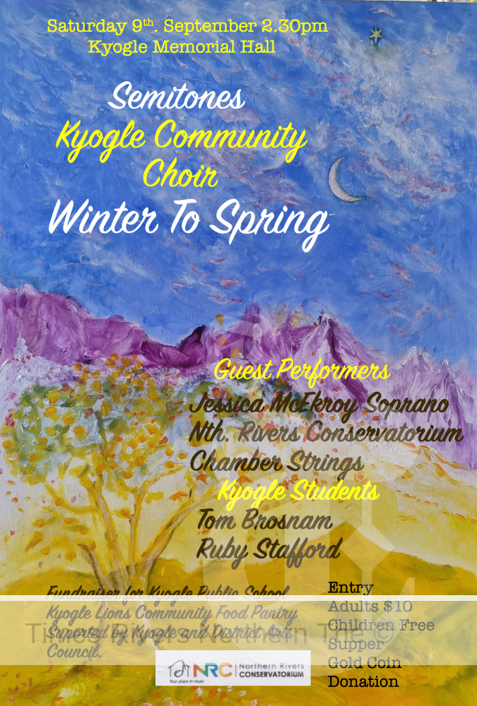 WINTER TO SPRING WITH VOICES AND STRINGS Poster
