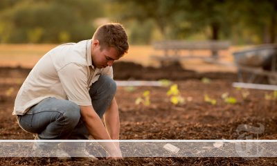 A young farmer of the future.