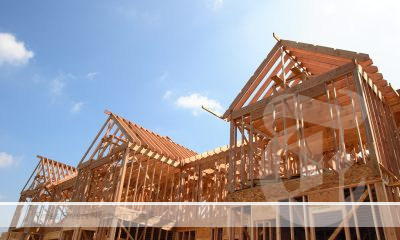 New home being built for housing Byron shire's future population.