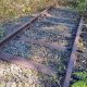 Steel sleepers, Byron to Mullum railway track