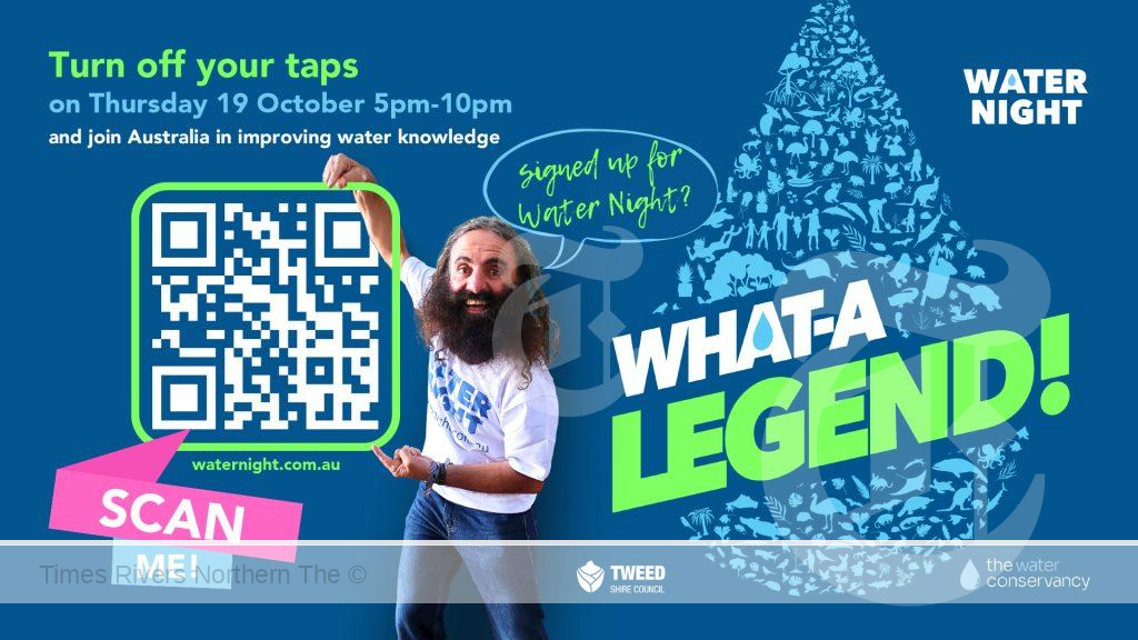 Sign up for Water Night on Thursday 19 October and see how long you can go without using water.