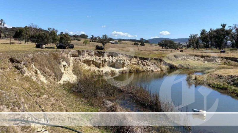 Tenterfield Creek after a devastating weather event.