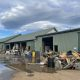 Tweed Shire Council's flooded Works Depot in Buchanan Street, South Murwillumbah after the February 2022 flood. Council is planning to build a new works depot off the floodplain. Flood recovery Funding