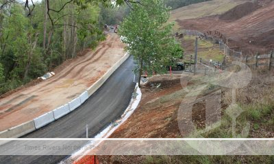 Tyalgum’s temporary access road has finally opened saving residents a long drive.