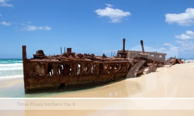 The Maheno wreck on K'gari