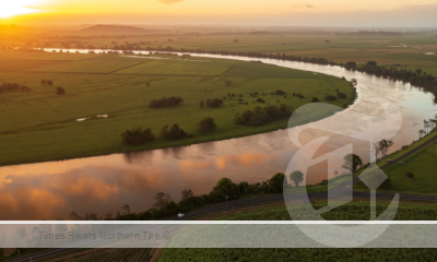 Sunset over the Richmond River at Woodburn - NRAR Compliance Check