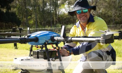 Drones deployed in the Tweed for fighting mosquito