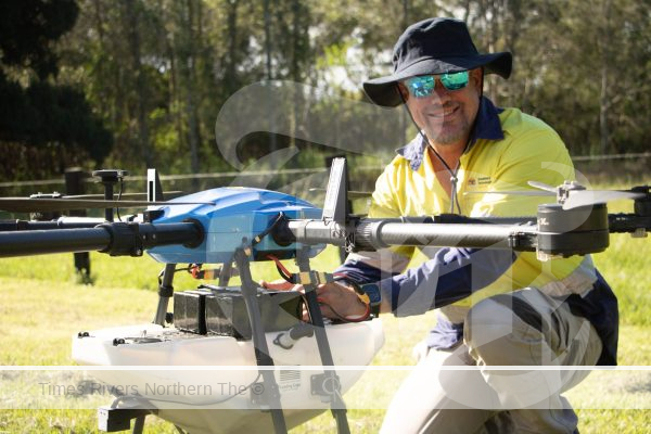 Drones deployed in the Tweed for fighting mosquito