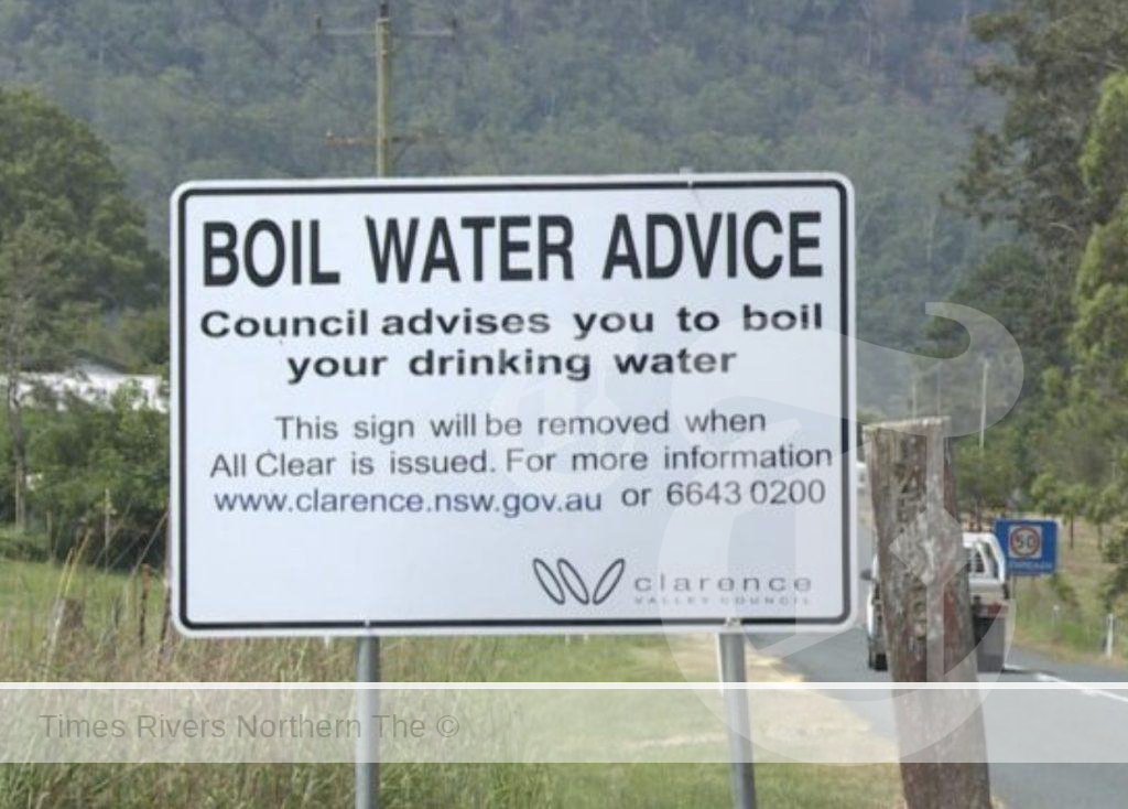 The boil water alert sign on the outskirts of Glenreagh was an unwelcome reminder for residents of the problems they put up with for more than two months.