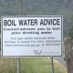 The boil water alert sign on the outskirts of Glenreagh was an unwelcome reminder for residents of the problems they put up with for more than two months.