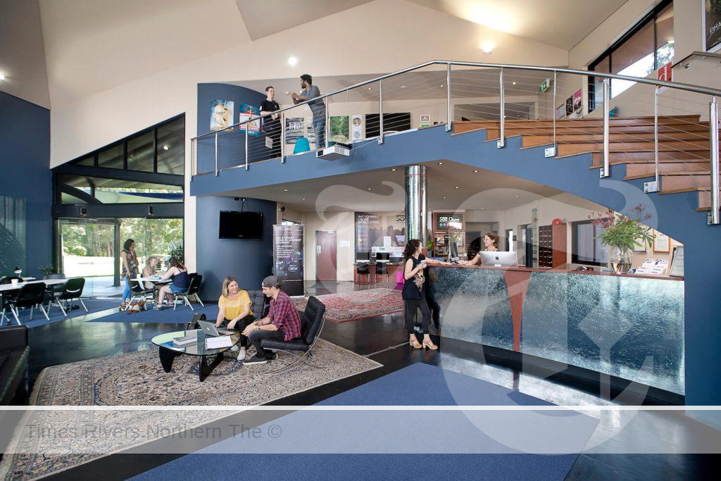 SAE Byron Bay campus foyer.