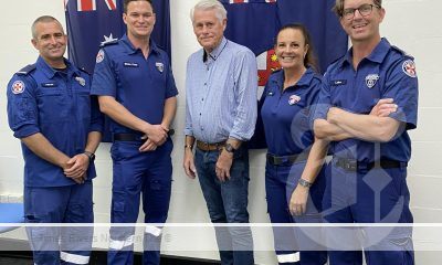 Tweed MP Geoff Provest with Northern Rivers paramedics and union representatives who, along with their state colleagues, were some of the lowest paid paramedics in the country. Now they will be among the highest paid.