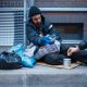 Man Homeless - social housing