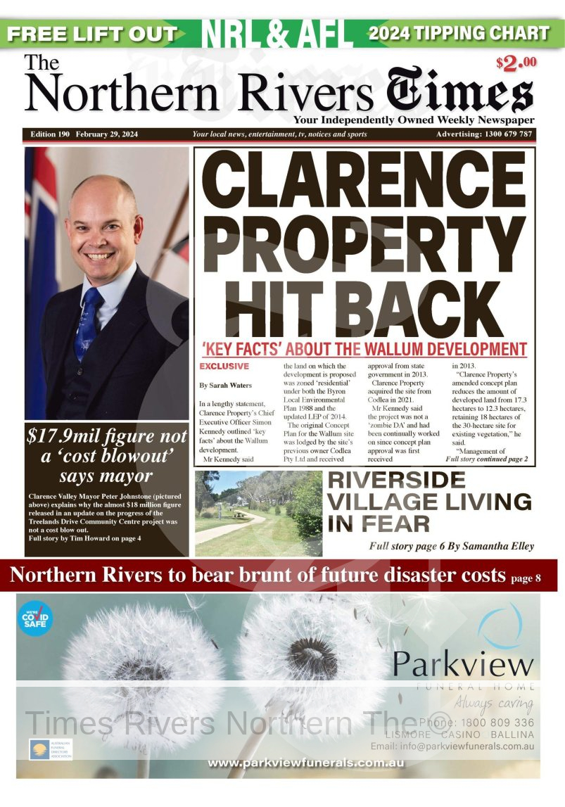 The Northern Rivers Times newspaper