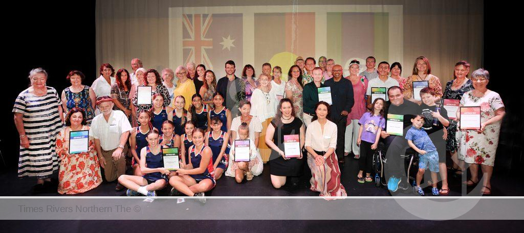 Group photo of the 2024 Tweed Australia Day Winners