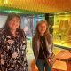 Tweed Regional Museum Director Molly Green showing Lismore MP Janelle Saffin around the Omnia: all and everything exhibition.