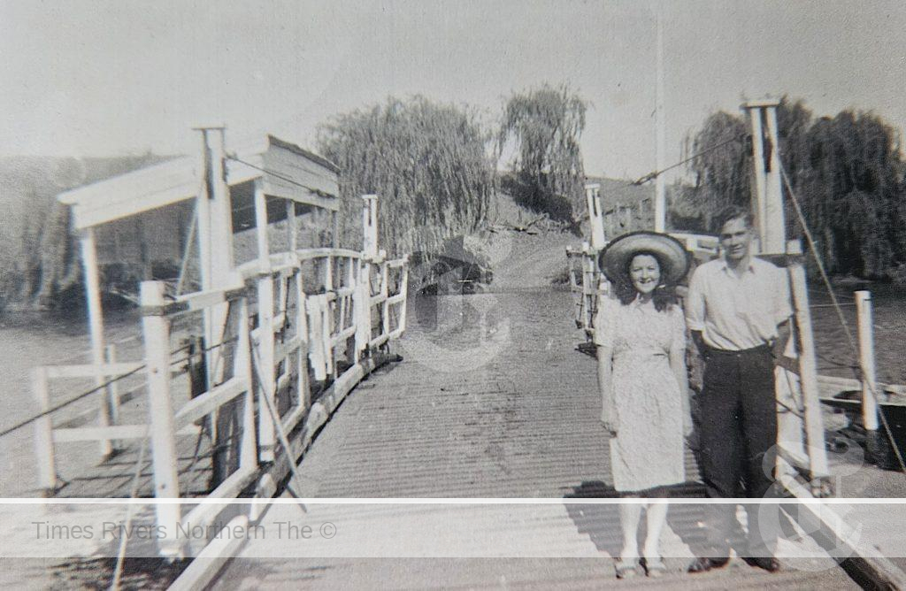 Tatham Ferry - 1950. Fred Murphy and Kathleen McFadden ( first cousins)
