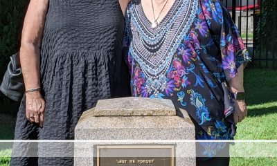 Grafton woman Helen Huxley, left and Alstonville's Colette Dalton have helped keep alive the memory of two uncles Hedley Jenkins and Bill Paul, from Grafton, who were killed when their plane crashed during a bombing raid in World War 2.