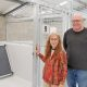 Lismore Mayor Steve Krieg with State Member for Lismore Janelle Saffin at the Animal Care Facility in Lismore.