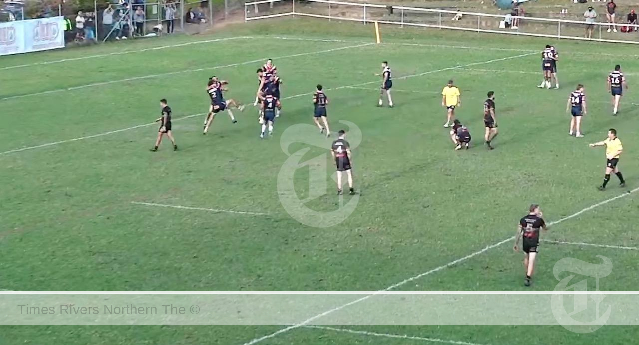 The Nambucca Roosters celebrate as the referee blows full-time in the major semi-final sending them into the Group 2 Rugby League grand final in a fortnight’s time. They won a thriller 22-8 with a try in the final six minutes.