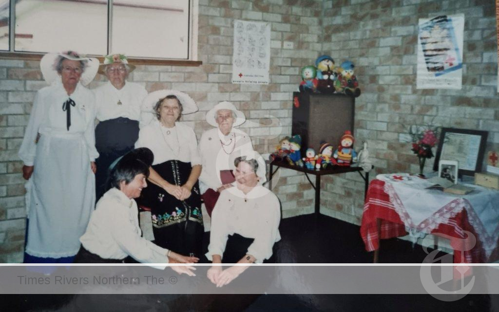 The local Alstonville Red Cross branch through its history