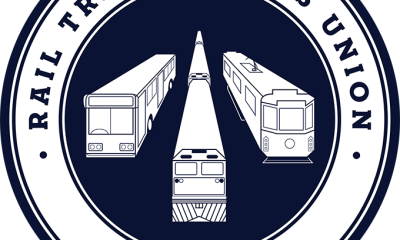 Rail, Tram and Bus Union (RTBU) NSW logo byron rail