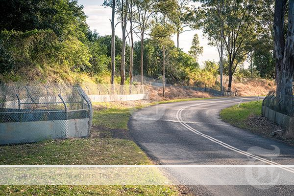 Koala Fence Lismore on the corner of Tatham Road and the Bruxner Highway at Tatham.