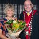 2024 Lismore Citizen of the Year Mieke Bell with Lismore City Mayor Steve Krieg for the Lismore Australia Day Awards