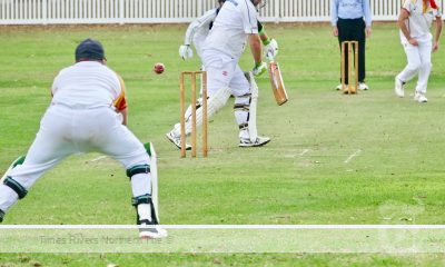 Veteran seamer Nathan Blanch beats the edge when Souths and Harwood met a little over a year ago. On Saturday they clash as the top two teams in the competition for season 2024-25.