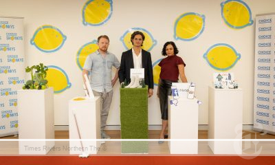 CHOICE Shonky Awards 2024 Editorial Director Mark Serrels, CEO Ashley de Silva, and Campaigns Director Rosie Thomas