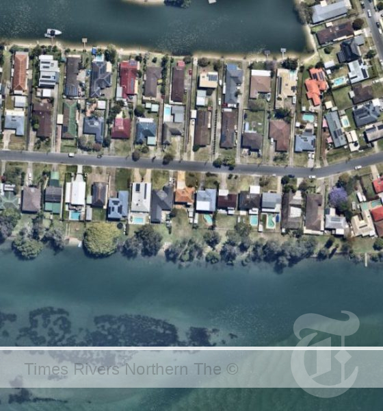 Terranora Creek Foreshore upgrade arial view