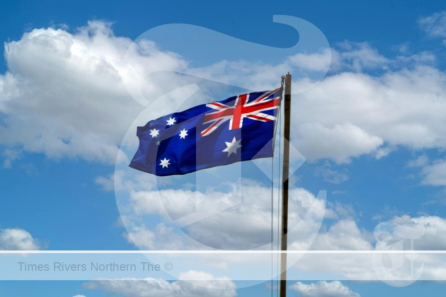 An australian flag for the Ballina Shire Australia Day Awards